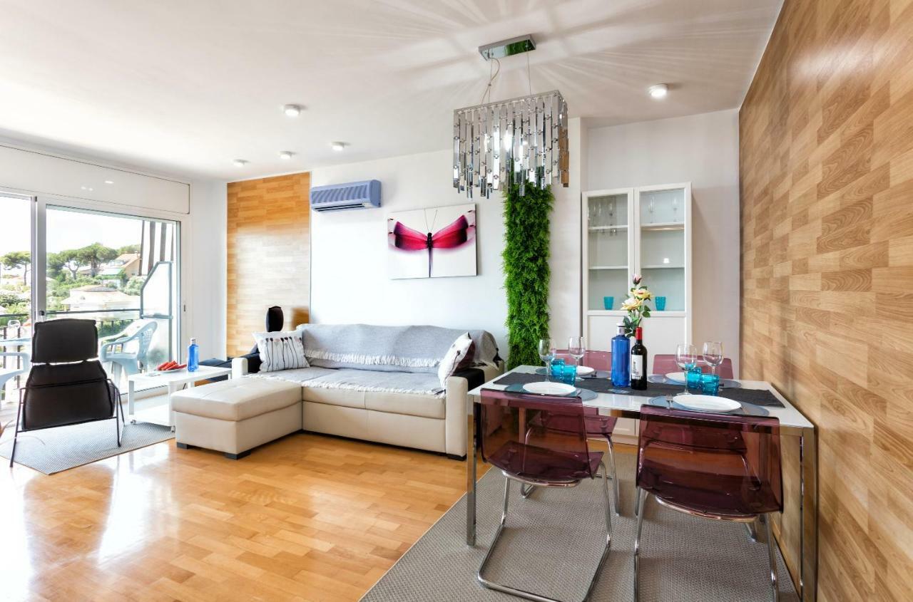 Costa Maresme Apartment Santa Susanna Bagian luar foto